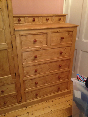 chest of drawers.