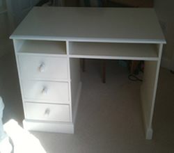 Made to Measure Desk painted