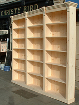 Libary bookcase made to measure