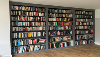 Fitted built in Bookshelves
