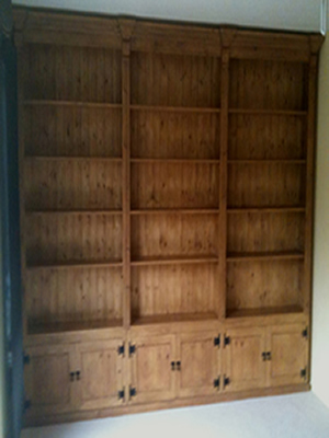 H 8ft x W 11ft Bookcase With Doors Below  1700 + Vat