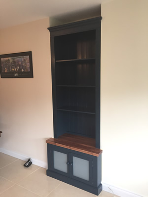 Painted Blue Fitted Alcove 