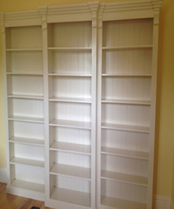 Freestanding Break-Front Bookcase