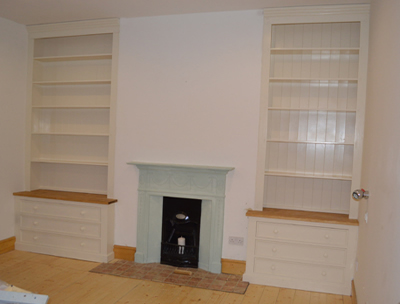 Pair of Full Height Alcove Units