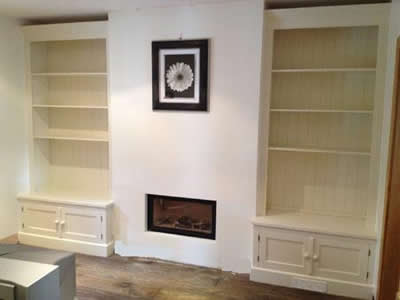 double painted alcove unit