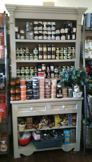 Shop Shelving painted white