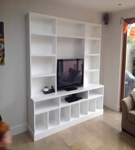 Made to measure Large Modern Look TV / Wall unit 