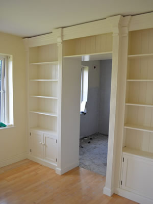 Walk Through Fitted Bookcase 