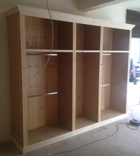 Shop Shelving painted white