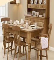 Bar Stool with Spindle Back 